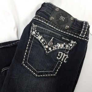 Women’s MISS ME Easy Boot Jeans Bootcut Dark Wash